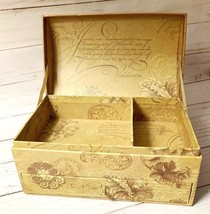 Keepsake Cardboard Jewelry Box, Tri-Coastal Design by Art in Motion, Retro - $14.84