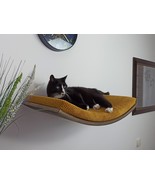 Wood Base Cat Wall Shelf ARC 60 Standard - for hard, uniform wall - $210.54