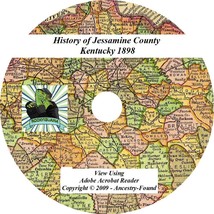 1898 History &amp; Genealogy Jessamine County Kentucky KY - £4.38 GBP