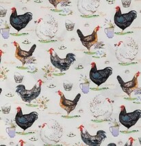 Roosters Farm Animals Table Runner Farmhouse Kitchen Table Topper RV Camper - $18.33+