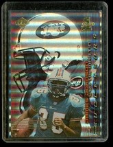 Vintage 1999 Collectors Edge Holo Football Card S8 Johnson Jets Martin Dolphins - £7.75 GBP