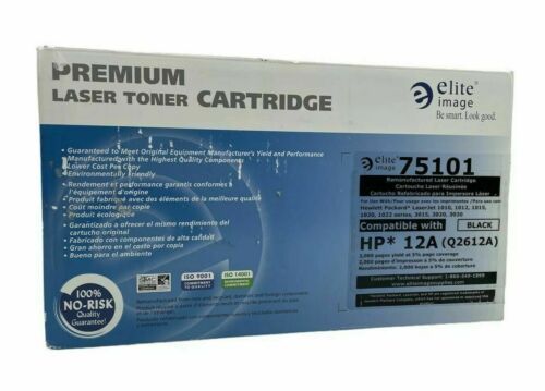 Elite Image Premium Laser Toner Cartridge 2000 Page Yield Black - £30.29 GBP