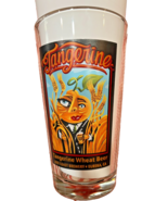 Tangerine Wheat Beer Glass 5 7/8 in x 3 3/8 in rim Lost Coast Brewery - $160.71 MXN