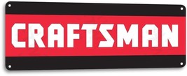 Craftsman Power Tools Mechanic Logo Garage Auto Shop Wall Decor Large Metal Sign - £16.57 GBP