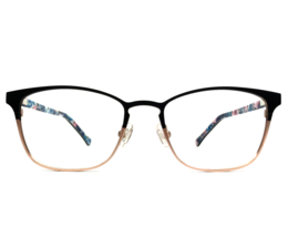 Vera Bradley Eyeglasses Frames Jaycee Garden Grove GGR Black Pink Blue 4... - $69.29