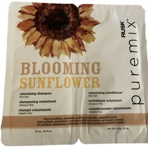Rusk PureMix Blooming Sunflower Shampoo Conditioner Volumizing Hair 0.35... - $3.75