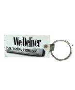 Vintage Tampa Tribune Florida Soft Poly Keychain Fob - $12.22 CAD