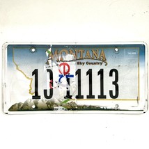  United States Montana Carbon County Passenger License Plate 10 11113 - £14.78 GBP