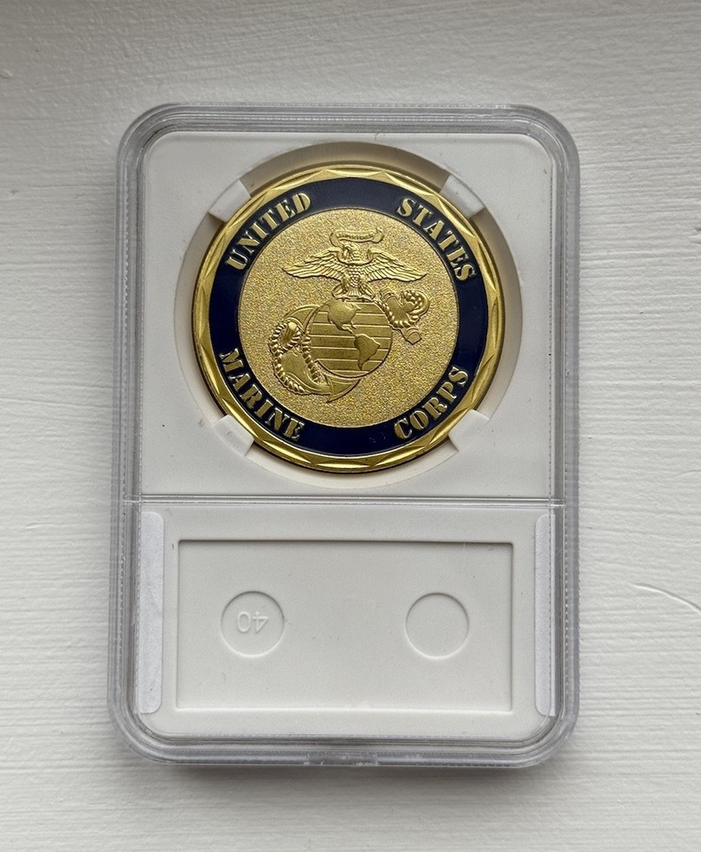 US MARINE CORPS 6th MARINE REGIMENT Challenge Coin With Case OFFICIAL LIC 23125 Item image 2
