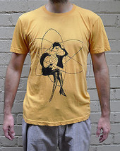 Marc By Marc Jacobs Maripol Atomic Woman Mustard SS T-Shirt S NWT - £27.19 GBP