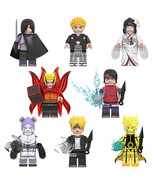 8Pcs Boruto Minifigure Uzumaki Boruto Uchiha Sarada Ootutuki Momoshiki B... - $22.99