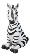 Wildlife Nature Safari Savanna Equid Zebra Horse Foal Sitting Figurine - $30.99
