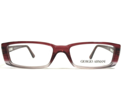 Giorgio Armani Eyeglasses Frames 2017 583 Red Clear Fade Rectangular 50-16-135 - $93.29