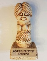 “Paula” Statue Figurine W-246 World&quot;s Greatest Grandma Statue VTG Plastic 1972 - £7.72 GBP