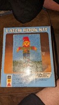Vtg 80 National Yarn Crafts Latch Hook Kit  No. 407 Scarecrow 20”x27” Brand New - £35.59 GBP