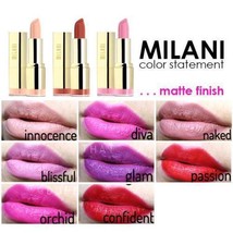 Milani Matte Perfect Color Statement Lipstick Updated Colors "Choose" - $7.99