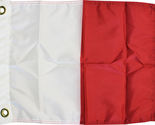 Letter H - Nautical Code Signal Nylon Flag - Nylon, 2' x 2', Grommets, Dyed - $80.40