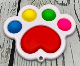 Push Pop Sensory Silicone Popper Game Poppet Fidget Toys with Hard Plast... - £11.13 GBP