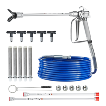 VEVOR Airless Paint Spray Gun &amp; Hose Kit3600PSI,5 Tips,Swivel Joint,Filt... - $47.99