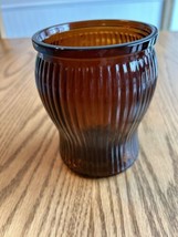 Vintage 1942 Duraglas Amber Glass Humidor Tobacco Jar ~ C.W. Products Corp. - £10.81 GBP