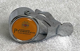 New Martini &amp; Rossi Prosecco Champagne Metal Bottle Stopper Made in Italy - $29.65