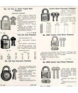 1922 N.T. Bushnell Yale &amp; Corbin Padlocks Advertisement Catalogue Hardwa... - $727.72 MXN
