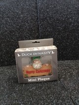 Uncle Si Merry Christmas Plaque Ornament Duck Dynasty  2013 New Duck Commander - £6.75 GBP