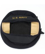 US Navy Flat Hat Wool Beret WWII ERA  1939-1945 Size 7  Donald Duck - $84.27