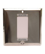 Silver Metal Switch or Outlet Plate Cover Vintage - £6.20 GBP