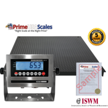 Floor Scale 48&quot;X48&quot; (4&#39;x4&#39;) NTEP Legal for trade 5000 x 1 lb with Certificate - £795.35 GBP