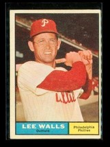 Vintage 1961 TOPPS Baseball Trading Card #78 LEE WALLS Philadelphia Phillies - £6.64 GBP