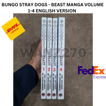 Manga Bungo Stray Dogs - BEAST Volume 1-4 (End) English Version Comic by DHL - £71.38 GBP