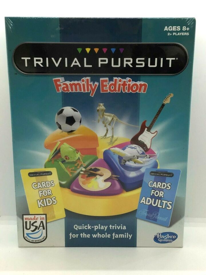 Trivial Pursuit Family Edition Trivia Quick Play Version New In Sealed Package - £8.15 GBP