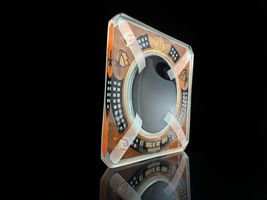 Perolo by Giz Studios Thick Glass Cigar Ashtray Measures 8" square image 7