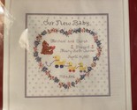 Needle treasures our new baby 02518 counted cross stitch kit heart bear ducks  2  thumb155 crop