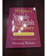 Webster’s Spanish-English Dictionary Paperback Book - £6.23 GBP