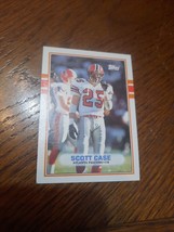 1989 Topps Football Card #339 Scott Case, Atlanta Falcons (K1) - £1.16 GBP