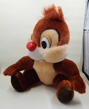 Walt Disney Company Dale Chipmunk Red Nose Plush Stuffed Animal 10&quot; - £12.52 GBP