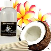 Coconut Frangipani Scented Diffuser Fragrance Oil Refill FREE Reeds - £10.44 GBP+