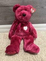 Vintage Large Valentina Original Beanie Baby Buddy Stuffed Animal 14&quot; With Tags - £9.10 GBP