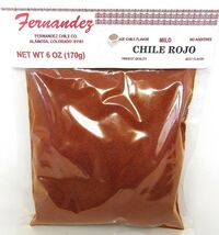 Red Chile Mild Powder Spice 6 oz  Expires 1/28 Recipe Fernandez Colorado... - $19.79