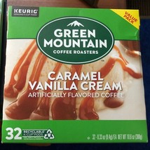 GREEN MOUNTAIN COFFEE ROASTERS CARAMEL VANILLA KCUPS 32CT - $20.78