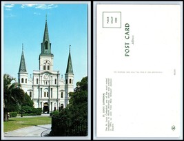 LOUISIANA Postcard - New Orleans, St. Louis Cathedral from Jackson Square L1 - £2.30 GBP