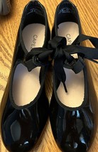 Capezio Tap Shoes Girls Size 3W Black - £11.71 GBP