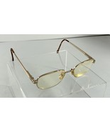 Broadway Eyeglass Frames B702 Wire Rimmed Glasses Gold Tone Metal 49-19-140 - £19.08 GBP