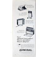 Admiral - 2-in-1 radios - portable - plug ins - FM/AM big sound - 1964 P... - $10.74