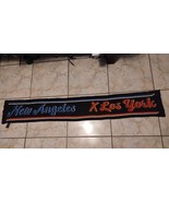 H&amp;M DIVIDED SCARF NEW ANGELES X LOS YORK 9.5 X 62.5 - $17.81