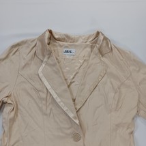 JBS LTD Women’s Tan/Beige Rayon Blend 2-Button Blazer Jacket Size 12 image 15