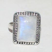925 Sterling Silver Rainbow Moonstone Ring Handmade Birthstone Jewelry-
show ... - £29.95 GBP
