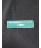 New Hampshire State Parks Employee Name Tag Pin Badge GARTH  - $14.25 CAD